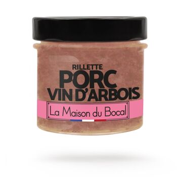 Rillette Porc vin d'Arbois