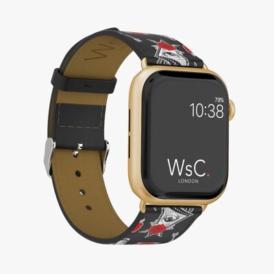 Apple Watch Strap (Gold Aluminium Adapters) - WsC® Ancient Roses
