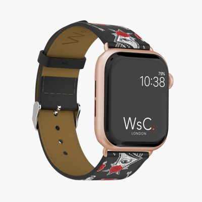 Apple Watch Strap (Rose Gold Aluminium Adapters) - WsC® Ancient Roses