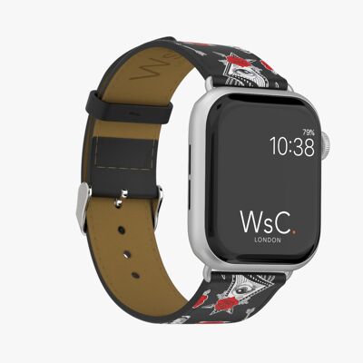 Apple Watch Strap (Silver Aluminium Adapters) - WsC® Ancient Roses