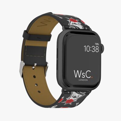 Apple Watch Strap (Space Grey Adapters) - WsC® Ancient Roses