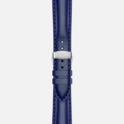 Apple Watch Strap (Gold Stainless Steel Adapters) - WsC® Defiant Blue