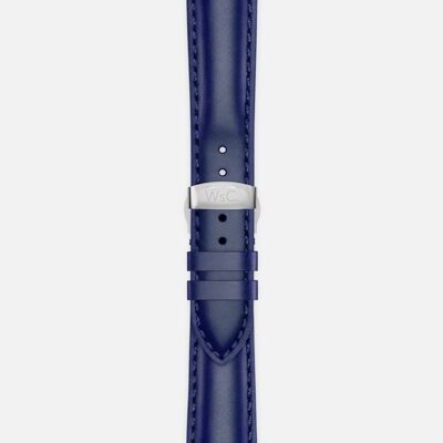 Apple Watch Strap (Rose Gold Stainless Steel Adapters) - WsC® Defiant Blue