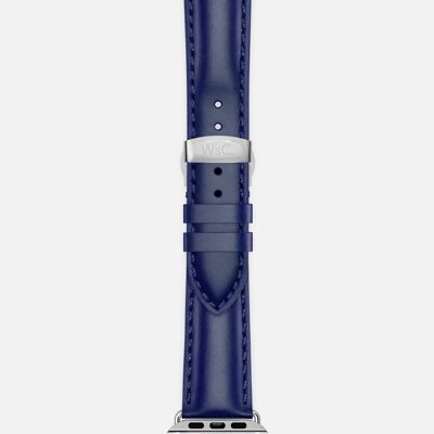 Apple Watch Strap (Silver Stainless Steel Adapters) - WsC® Defiant Blue