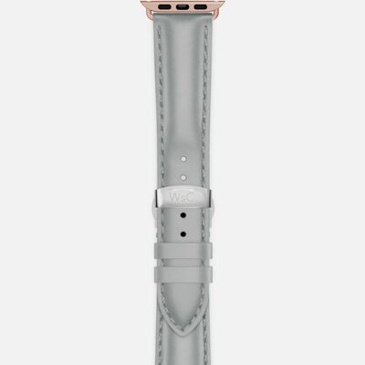 Apple Watch Strap (Rose Gold Aluminium Adapters) - WsC® Defiant Grey