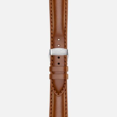 Apple Watch Strap (Gold Aluminium Adapters) - WsC® Defiant Light Brown