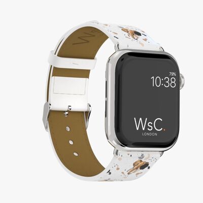 Apple Watch Strap (Silver Stainless Steel Adapters) - WsC® Elephants