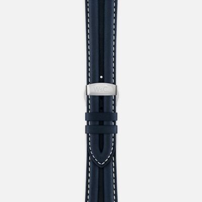 Apple Watch Strap (Rose Gold Stainless Steel Adapters) - WsC® Falcon Blue