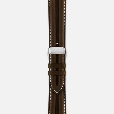 Apple Watch Strap (Gold Stainless Steel Adapters) - WsC® Falcon Brown