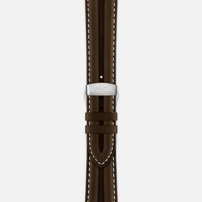 Apple Watch Strap (Gold Aluminium Adapters) - WsC® Falcon Brown