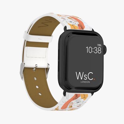 Apple Watch Strap (Space Black Adapters) - WsC® Familiar Faces