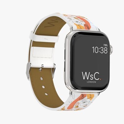 Apple Watch Strap (Silver Stainless Steel Adapters) - WsC® Familiar Faces