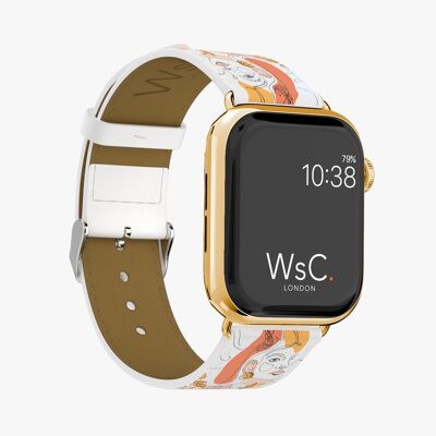 Apple Watch Strap (Gold Stainless Steel Adapters) - WsC® Familiar Faces