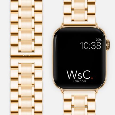 Apple Watch Strap Bracelet Stainless Steel - Gold - WsC® Fury