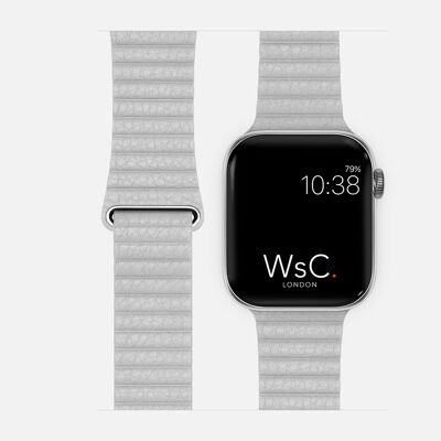Apple Watch Strap Leather Loop - Stone