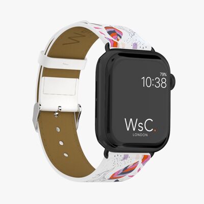 Apple Watch Strap (Space Black Adapters) - WsC® Lilies