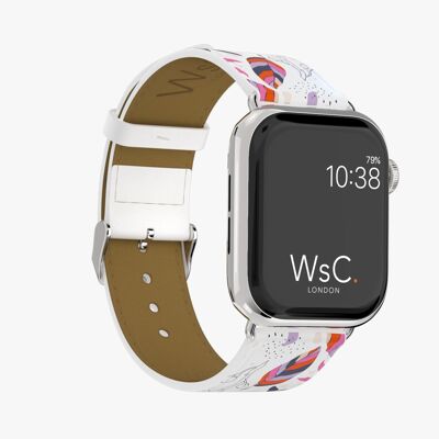 Apple Watch Strap (Titanium Stainless Steel Adapters) - WsC® Lilies