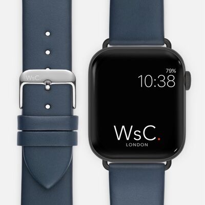 Apple Watch Strap (Space Grey Adapters) - WsC® Oxford Blue