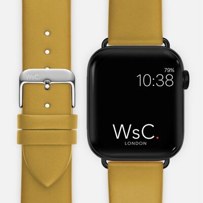 Apple Watch Strap (Space Black Adapters) - WsC® Oxford Yellow