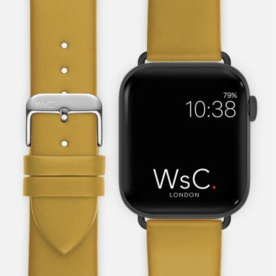 Apple Watch Strap (Space Grey Adapters) - WsC® Oxford Yellow