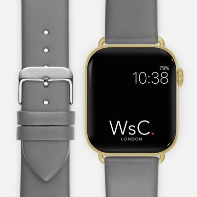 Apple Watch Strap (Gold Aluminium Adapters) - WsC® Oxford Grey