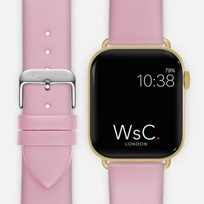 Apple Watch Strap (Gold Aluminium Adapters) - WsC® Oxford Pink