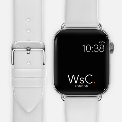 Apple Watch Strap (Titanium Adapters) - WsC® Oxford White