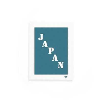 Affiche "Japan" bleue