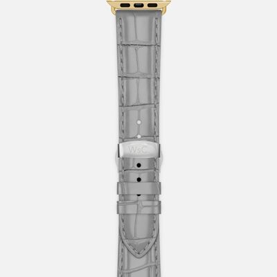 Apple Watch Strap (Gold Aluminium Adapters) - WsC® Prowler Grey