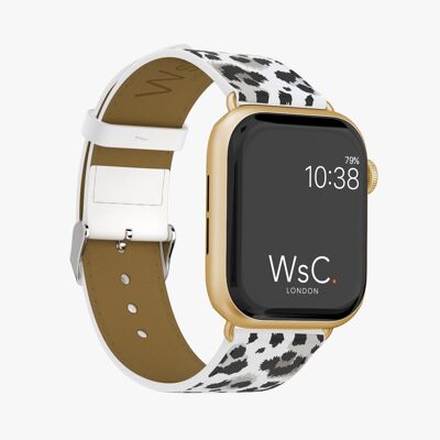 Apple Watch Strap (Gold Aluminium Adapters) - WsC® Leopard Print