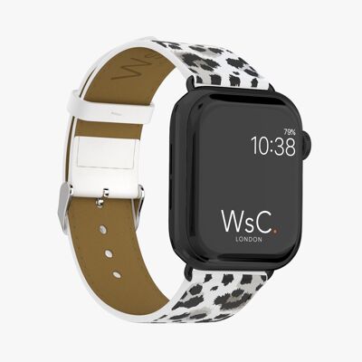 Apple Watch Strap (Space Black Adapters) - WsC® Leopard Print