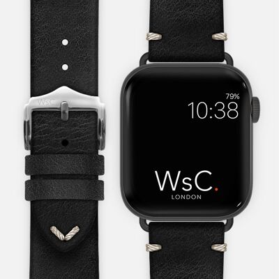 Apple Watch Strap (Space Grey Adapters) - WsC® Vengeance Black