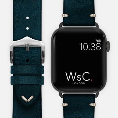 Apple Watch Strap (Space Grey Adapters) - WsC® Vengeance Blue