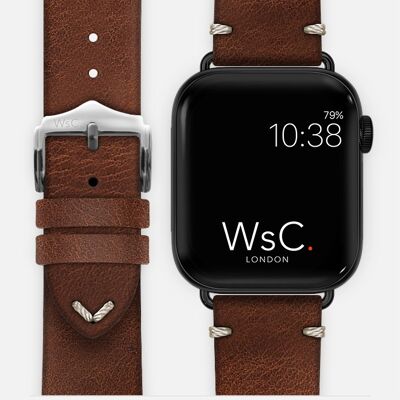Apple Watch Strap (Graphite Adapters) - WsC® Vengeance Light Brown