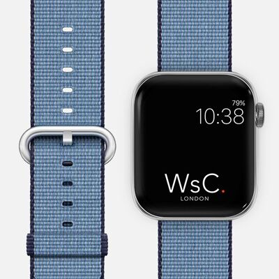 Apple Watch Strap Woven Nylon - Midnight Blue
