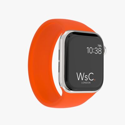 Apple Watch Strap Silicone Solo Loop - Orange