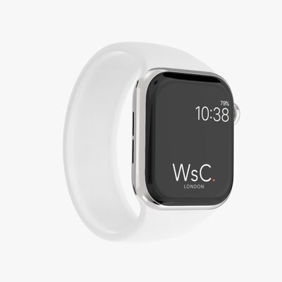 Apple Watch Strap Silicone Solo Loop - White
