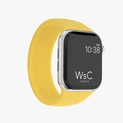 Apple Watch Strap Silicone Solo Loop - Yellow