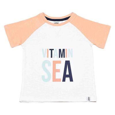 T-shirt Lois Raglan Pêche