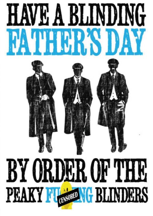Peaky Blinders - Father's day card - F28