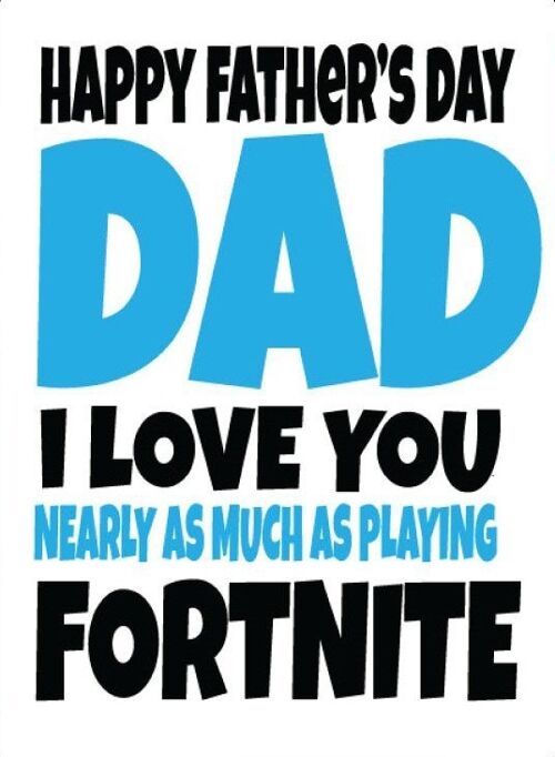Fortnite - Father's day card - F52