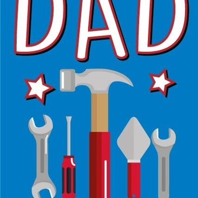 DAD - The sharpest tool in the shed - Father's day card - F59