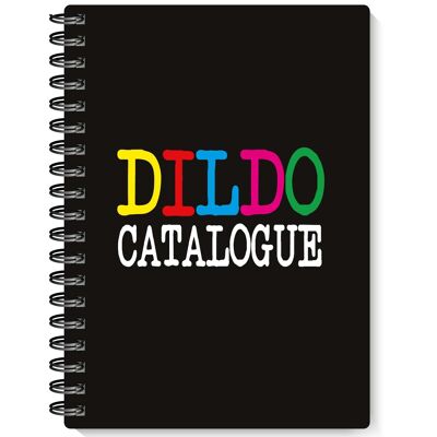 Novedad Cuaderno y bolígrafo Catálogo Dildo NB01
