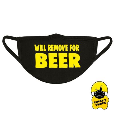 Facemask will remove for beer FM18
