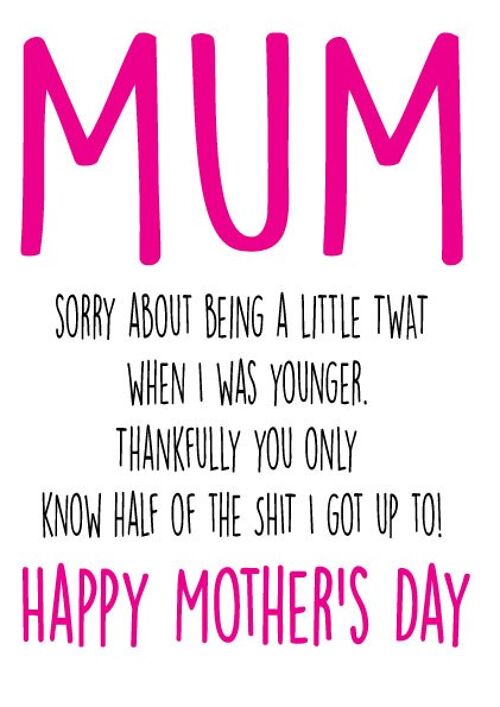 Little Shit - Mothers Day Card - M19