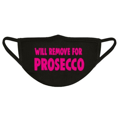 Le masque facial s'enlèvera pour PROSECCO FM55