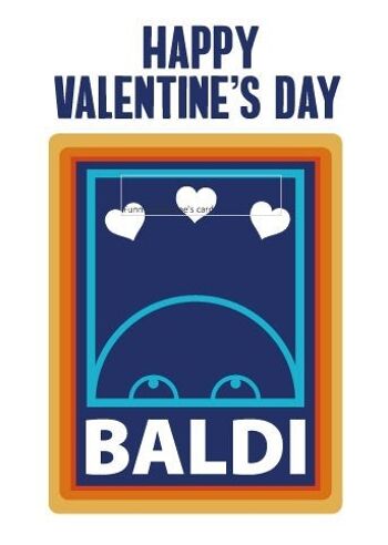 Carte de Saint Valentin drôle mari petit ami bonne Saint Valentin Baldi v239 1