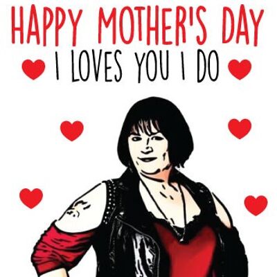 ¡OH! ¡Estás loco! TidyHappy Mother's Day I love you I do - Tarjeta del Día de la Madre - M65