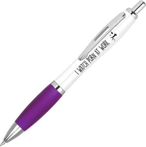 Funny Rude pens I WATCH PORN AT WORK Novelty Office Stationary PEN41