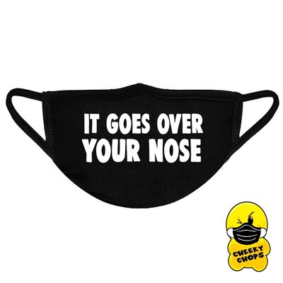 Face mask it goes over your nose - FM69